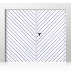 Kř&iacute;dlov&aacute; vrata dvoukř&iacute;dl&aacute;, vzor 6